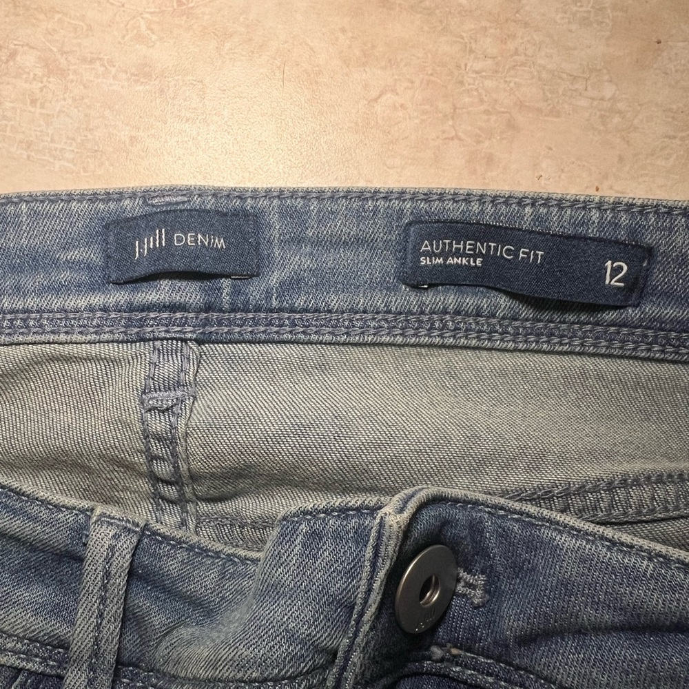 J. Jill Women's Blue Ankle & Cropped Jeans - Picture 9 of 9